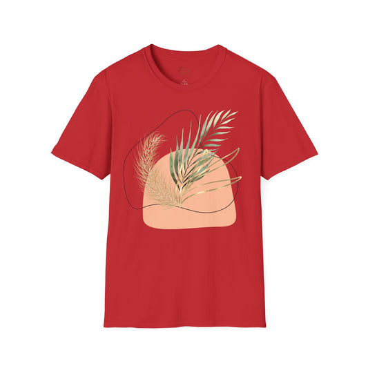 Sandy Palm Leaves T-Shirt Unisex